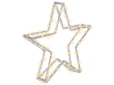 Décoration extérieure LED SIMO Étoile 31 cm Blanc