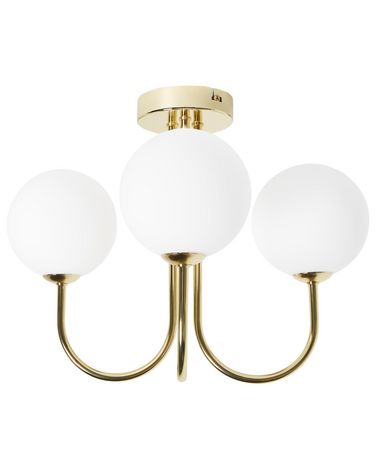 Ceiling Lamp SHIRE Glass White