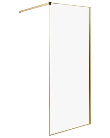 Douchescherm WASPAM 80 x 190 cm Goud