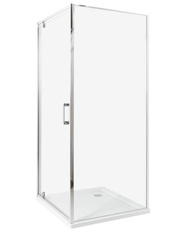 Cabine de douche DARLI 80 x 80 x 185 cm Argenté