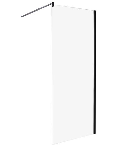Douchescherm AHAUS 80 x 190 cm Zwart