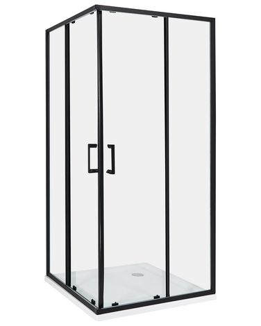 Douchecabine TELA 90 x 90 x 185 cm Zwart