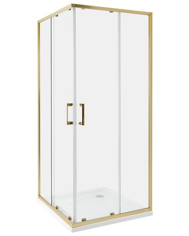 Douchecabine TELA 80 x 80 x 185 cm Goud
