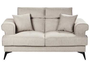 Sofa 2 Seater SKIVE Fabric Taupe