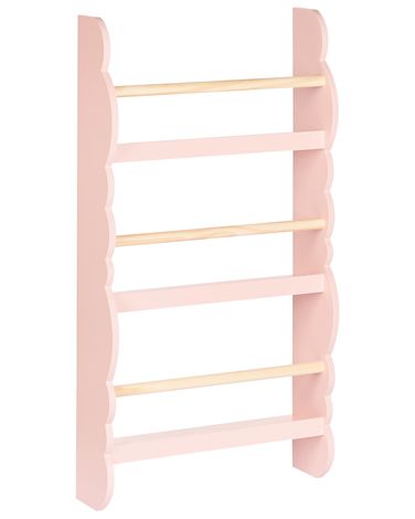 Bibliothèque murale RIGOLET 80 cm Rose pastel