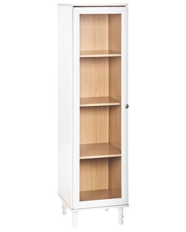 Vitrine en verre TINGLEDALE 40 cm Blanc