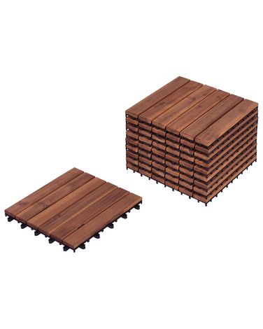 Outdoor Flooring ACCETTURA Certified Acacia Wood Brown