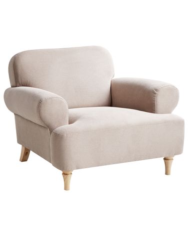 Fauteuil KIBERG Tissu Taupe