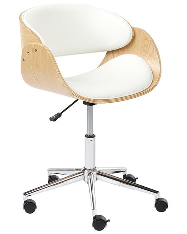 Bureaustoel PALATKA Kunstleer Wit