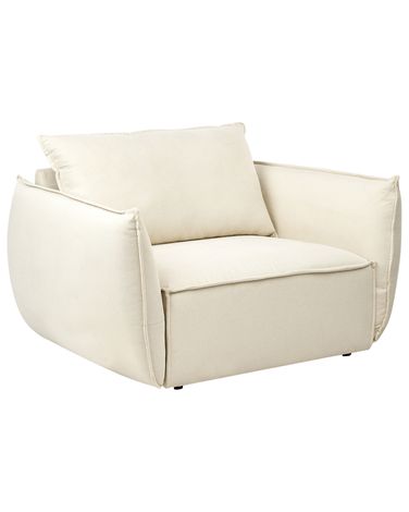 Fauteuil KUNES Tissu Beige clair