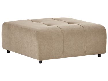 Ottoman INNVIK Fabric Brown