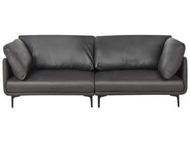 Sofa 3 Seater REVSNES Fabric Black