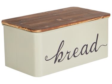 Boîte à pain GOURMANDISE Métal Beige