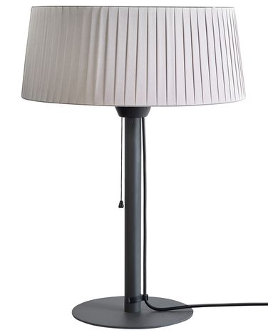Chauffage de terrasse infrarouge autoportant OLLERIA 1500 W Gris
