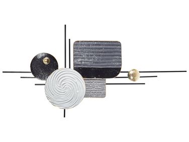 Décoration murale OVAR Métal 50 cm Gris