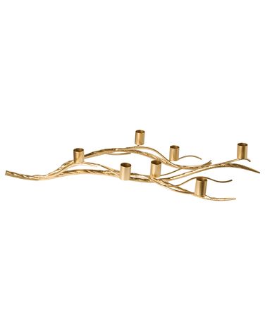 Bougeoir ARRENTELA Métal 10 cm Doré