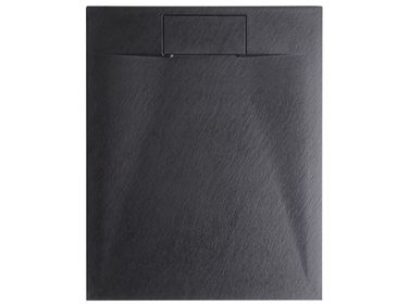 Douchebak AZZURRO 80 x 100 x 3 cm Zwart