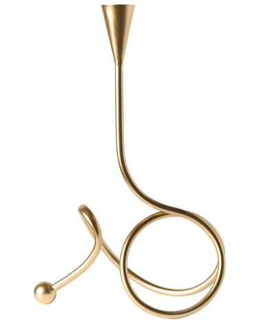 Bougeoir AROUCA Métal 40 cm Doré