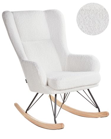 Rocking Chair LUOMA Boucle Off-White
