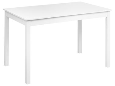 Eettafel BARLEE Wit 120 cm 75 cm Populierenhout