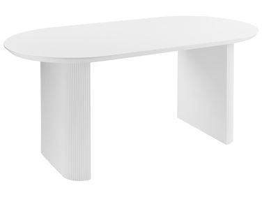 Eettafel MOBERLY Wit 180 cm 90 cm