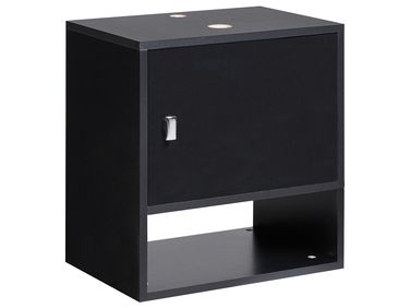 Wall Mounted Vanity Unit LIMERIA 45 cm Black