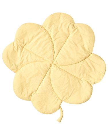 Tapis de jeu pour enfant ACADINE 110 x 110 cm Coton Jaune