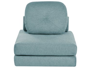 Fauteuil convertible OLDEN Tissu Vert menthe