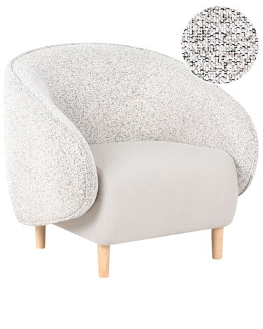 Fauteuil UMEA Tissu Beige clair