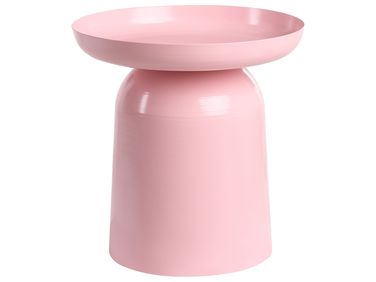 Bijzettafel TORRENS Metaal Pastelroze