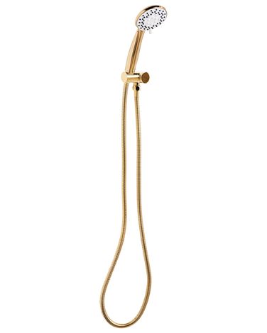 Shower Head and Hose Kit MACAY 3-function Gold