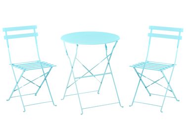 Bistroset inklapbaar FIORI Metaal Turquoise