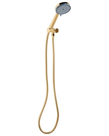 Shower Head and Hose Kit SURIPA 3-function Gold
