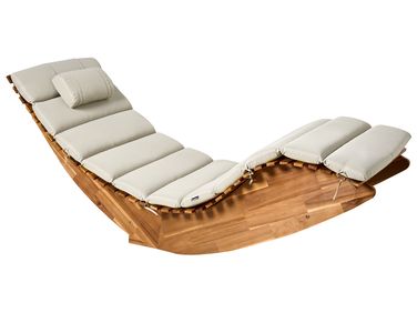 Transat avec coussin BRESCIA PREMIUM Acacia Taupe