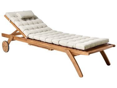 Transat avec coussin CESANA PREMIUM Acacia Taupe