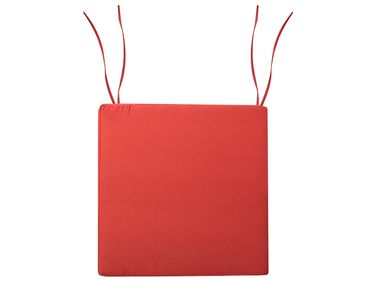 Coussin pour chaise de jardin SASSARI PREMIUM 46 x 46 cm Rouge
