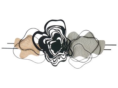 Décoration murale SALLINS Métal 48 cm Noir