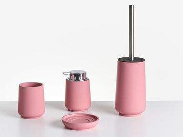 4-delige badkameraccessoireset SUCHES Roze