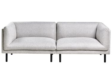 Sofa 3 Seater VORGOD Fabric Light Grey