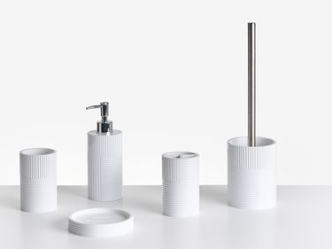 5-Piece Bathroom Accessories Set SEPAHUA White
