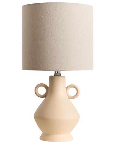 Table Lamp KERULEN Ceramic Beige