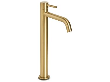 Hoge wastafelmengkraan SALINAS Messing Goud