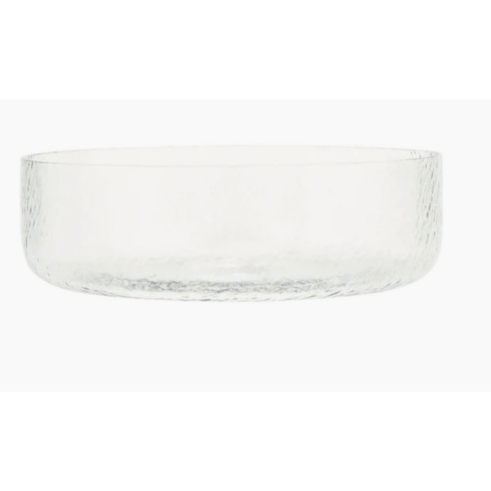 Urban Nature Culture - Crinkle - Bowl 30cm h9cm Gerecyled glas
