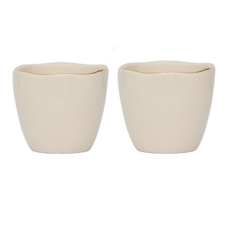 Urban Nature Culture - Good Morning - Eierdop set/2 Oatmeal